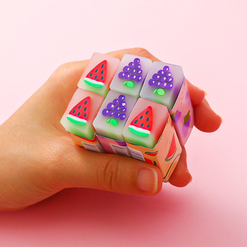 Borrador de frutas creativas de PVC al por mayor